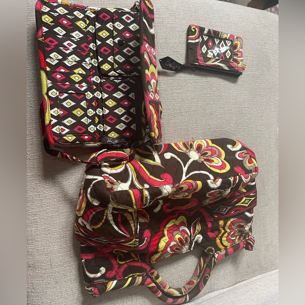Vera Bradley Purse, crossbody wallet and small wallet